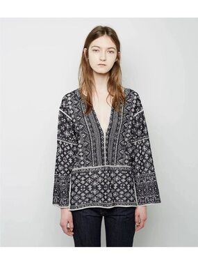 Isabel Marant Etoile Barber Tunic Top Shirt